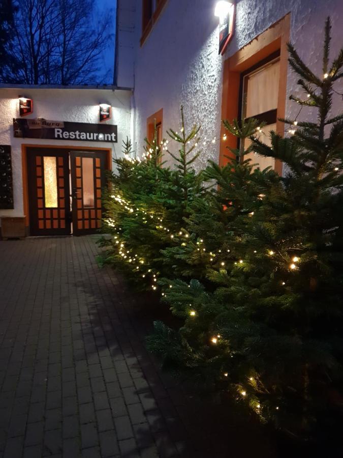 Pension Und Restaurant Die Burg Ehrenfriedersdorf Buitenkant foto